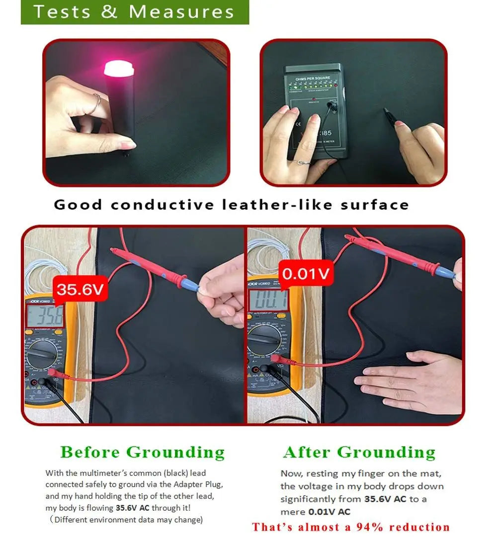 Earthing Grounding Mat for Improving Sleep